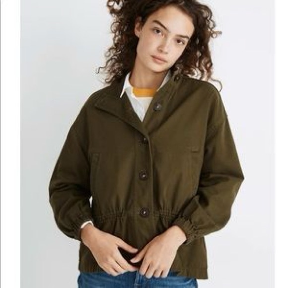 NWT Madewell Highbury Military Jacket, size Medium - Picture 5 of 10